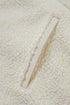 Sherpa Fleece Zip Front Drawstring Hood Drop Shoulder Pocketed Jacket